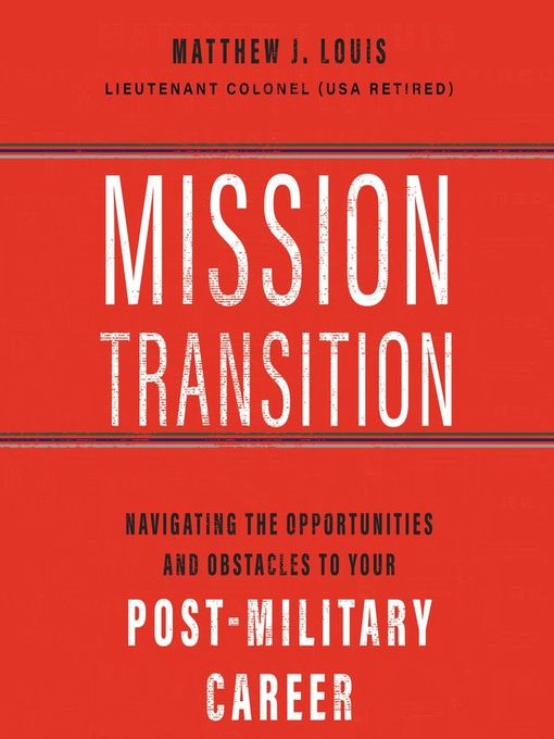 Title details for Mission Transition by Matthew  J. Louis - Available